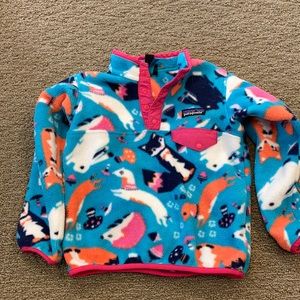 Patagonia fleece pullover 4t
